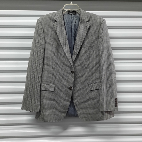 Lauren Ralph Lauren Black Label Mens Blazer Jacket Slim Size 44R - Picture 1 of 7